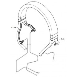 Sony Headphone Head Band for MDR-1A for SILVER