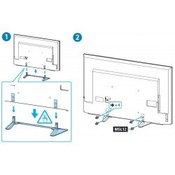 Sony Television KD60X6700E Complete Desktop Stand