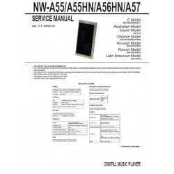 Sony NW-A55 Service Manual