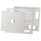 Recessed Hidden Media Hub Mount