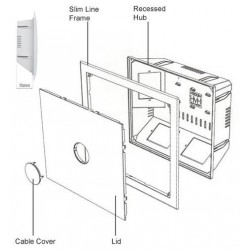 Recessed Large Media Hub box