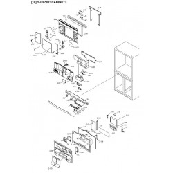 Sharp Refrigerator Exploded Diagram SJ-F65PC-WH / SJ-F65PC-SL