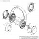 MDR100ABN Sony Headphone Exploded Diagram