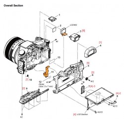 DSC-RX10M2 Sony Camera Exploded Diagram