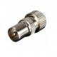 Metal Coax Plug  (SCREW) - MALE