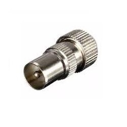 Metal Coax Plug  (SCREW) - MALE