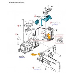 DCR-PJ5 / DCRPJ5E Sony Camera Exploded Diagram