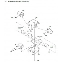 MZ-M200 / ECM-DS70P Sony Audio Exploded Diagram
