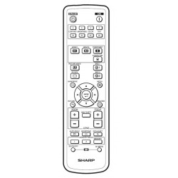 Sharp Projector Remote for XV-Z30000