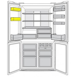 Sharp Fridge Door Pocket