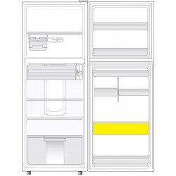 Sharp Fridge Door Bottle Pocket