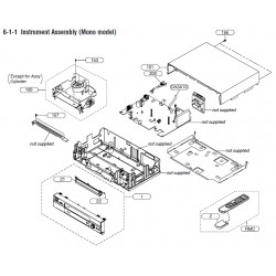 SLV-EZ141AZ / SLV-EZ745AZ Sony VCR Exploded Diagram