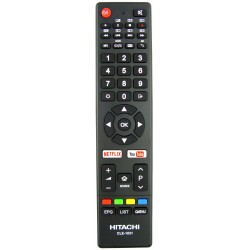 HITACHI CLE-1031 TV Remote for 32FHDSM6 / 32HDSM8 / 40FHDSM8 / 50UHDSM8 / 55UHDSM8 / 65UHDSM8 / 70UHDSM8 / 75UHDSM8