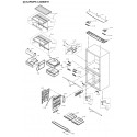Sharp Refrigerator Exploded Diagram SJF60PS/SL / SJF60PS/WH
