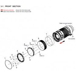 SEL100400GM Sony Lens Exploded Diagram