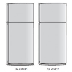 Sharp Refrigerator Exploded Diagram SJ-GC584R-BK/SL / SJ-SC584R-SL/WH