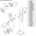 Sharp Refrigerator Exploded Diagram SJ-GC584R-BK/SL / SJ-SC584R-SL/WH