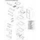 Sharp Refrigerator Exploded Diagram SJ-GC584R-BK/SL / SJ-SC584R-SL/WH