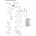 Sharp Refrigerator Exploded Diagram SJ-GC584R-BK/SL / SJ-SC584R-SL/WH