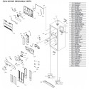 Sharp Refrigerator Exploded Diagram SJ-GC584R-BK/SL / SJ-SC584R-SL/WH