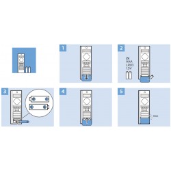 PHILIPS TV Remote for 43PUT6801 49PUT6801 55PUT6801