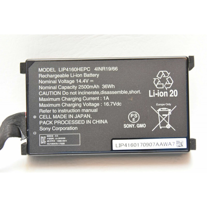 Sony GTK-XB60 Battery LIP4160HEPC 