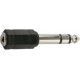 Adaptor - 6.35mm STEREO Plug to 3.5mm STEREO Socket