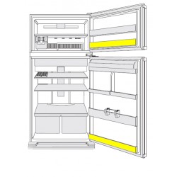 Sharp Fridge Door Bottom Pocket