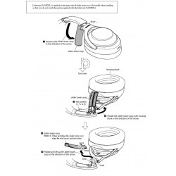 Sony WH1000XM3 Headphone RIGHT Slider - Platinum Silver