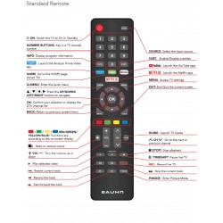 BAUHN TV Remote for ATV50UHDS-0820