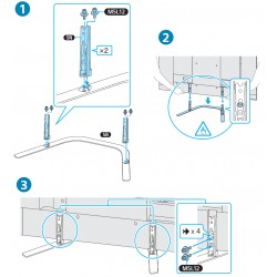 Sony Television Complete Desktop Stand for KD55A8G