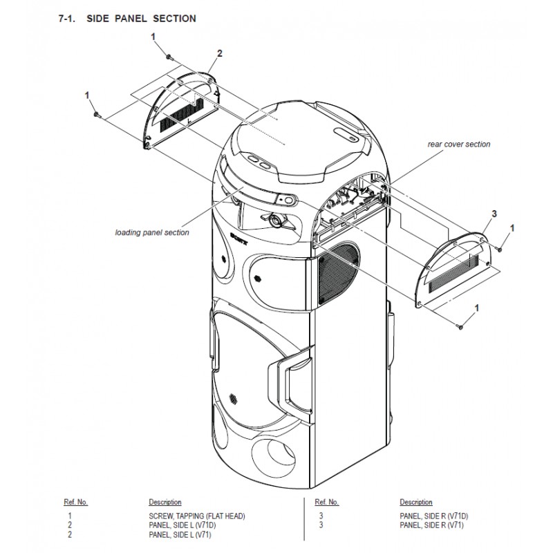 Mhcv71d Sony Audio Exploded Diagram