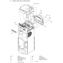MHCV71D Sony Audio Exploded Diagram