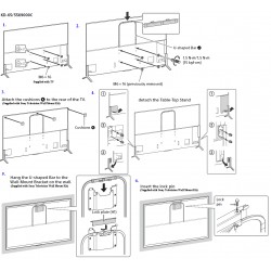 Sony Television Wall Mount U-shaped Bar for KD55X9000C / KD65X9000C