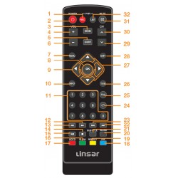 LINSAR Set Top Box Remote for LSSTB