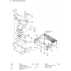 XAV-AX8000 / XAV-AX8050D Sony Audio Exploded Diagram