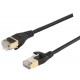 CAT7 Ethernet Patch Lead - BLACK