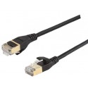 CAT7 Ethernet Patch Lead - BLACK