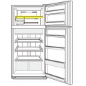 Sharp Freezer Shelf for SJGJ584V/BK