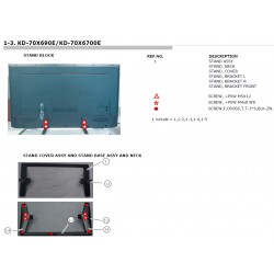 KD70X6700E Sony Television Exploded Diagram