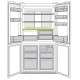 Sharp Fridge White Frame for Glass Shelf