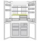 Sharp Fridge White Frame for Glass Shelf