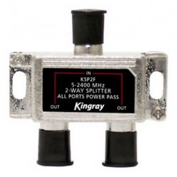 KINGRAY 2 Way F-TYPE SPLITTER 5-2400MHz