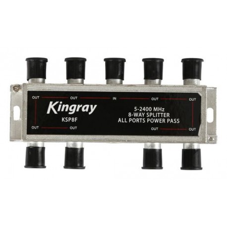 KINGRAY 8 Way F-Type Splitter 5-2400MHz