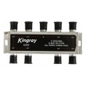 KINGRAY 8 Way F-Type Splitter 5-2400MHz