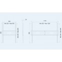 Universal Television FIXED Wall Bracket 60-110inch