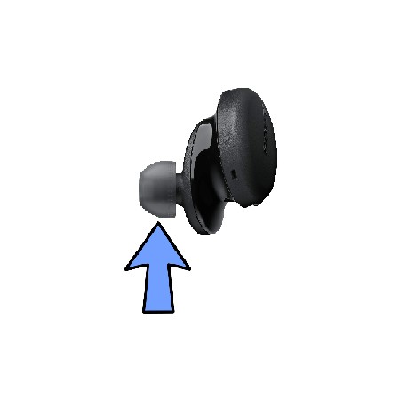 Sony Ear Bud for TRANSPARENT BLACK