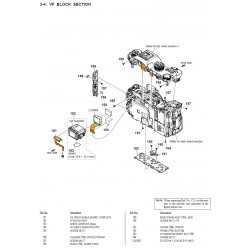 ILCE-9 Sony Camera Exploded Diagram