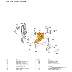 ILCE-9 Sony Camera Exploded Diagram