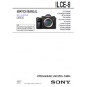 Sony ILCE-9 Service Manual
